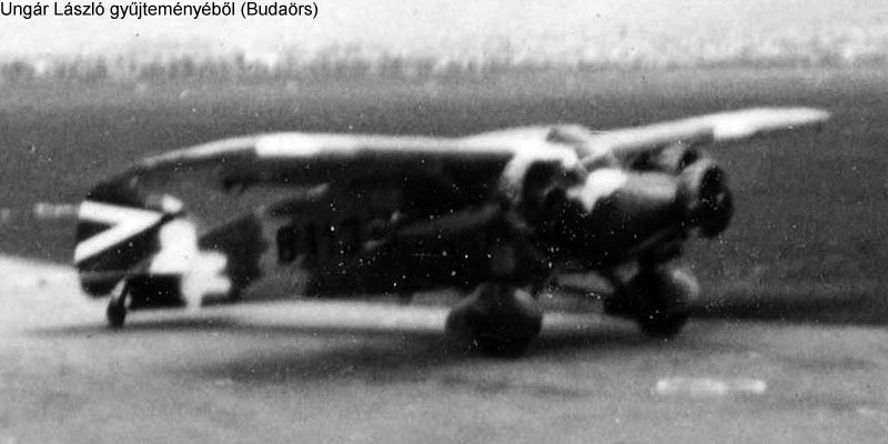 Kép a Caproni Ca.101 típusú, B.113 oldalszámú gépről.