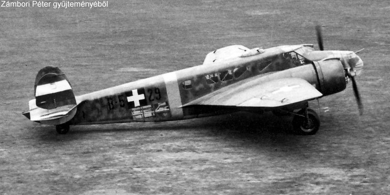 Kép a Caproni Ca.135 típusú, B.529 oldalszámú gépről.