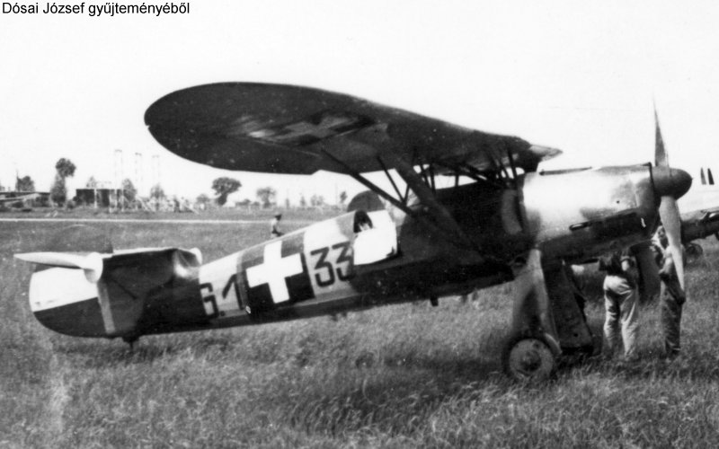 Kép a Focke-Wulf Fw 56 Stösser típusú, G.133 oldalszámú gépről.