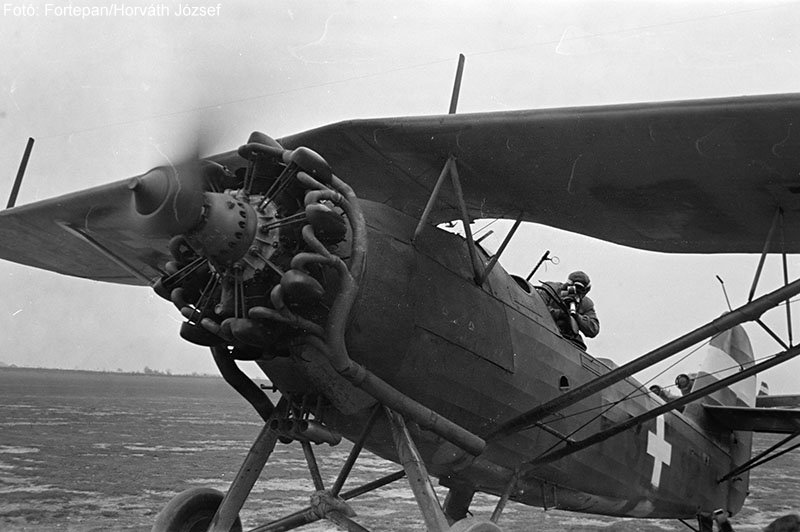 Kép a Heinkel He 46 típusú, F.339 oldalszámú gépről.
