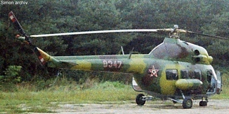 Kép a Mil Mi-2 típusú, 8347 oldalszámú gépről.