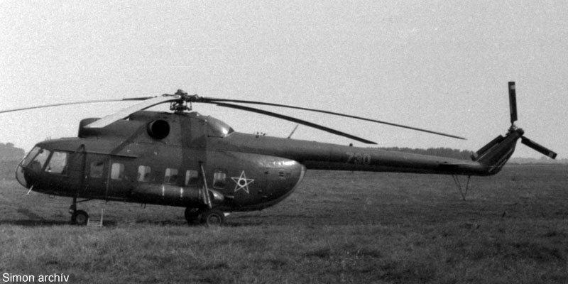 Kép a Mil Mi-8 típusú, 730 oldalszámú gépről.