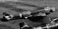 Kép a Junkers Ju 86 típusú, B.304 oldalszámú gépről.