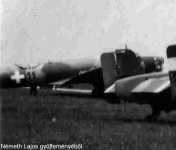 Kép a Junkers Ju 86 típusú, B.311 oldalszámú gépről.