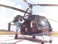Kép a Kamov Ka-26 típusú, 501 oldalszámú gépről.