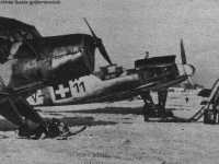 Kép a Messerschmitt Bf 109 típusú, V.011 oldalszámú gépről.