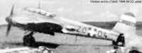 Kép a Messerschmitt Me 210 típusú, Z.004 oldalszámú gépről.