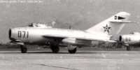 1. kép a Mikojan-Gurjevics MiG-15 típusú, 071 oldalszámú gépről.