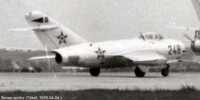 Kép a Mikojan-Gurjevics MiG-15 típusú, 248 oldalszámú gépről.