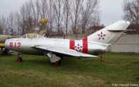 1. kép a Mikojan-Gurjevics MiG-15 típusú, 912 oldalszámú gépről.