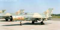 4. kép a Mikojan-Gurjevics MiG-21 típusú, 43 oldalszámú gépről.