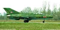2. kép a Mikojan-Gurjevics MiG-21 típusú, 55 oldalszámú gépről.