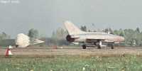 Kép a Mikojan-Gurjevics MiG-21 típusú, 903 oldalszámú gépről.