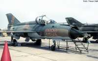 Kép a Mikojan-Gurjevics MiG-21 típusú, 9312 oldalszámú gépről.