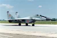 1. kép a Mikojan-Gurjevics MiG-29 típusú, 09 oldalszámú gépről.