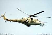 1. kép a Mil Mi-24 típusú, 574 oldalszámú gépről.