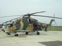 2. kép a Mil Mi-24 típusú, 718 oldalszámú gépről.