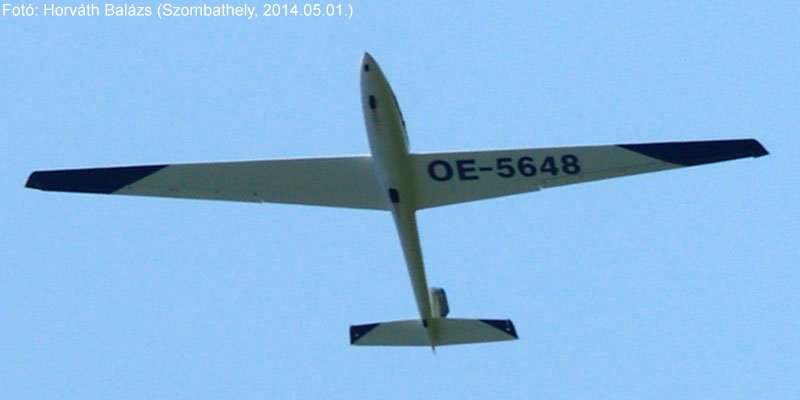 Kép a OE-5648 lajstromú gépről.