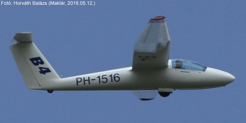 Kép a PH-1516 lajstromú gépről.