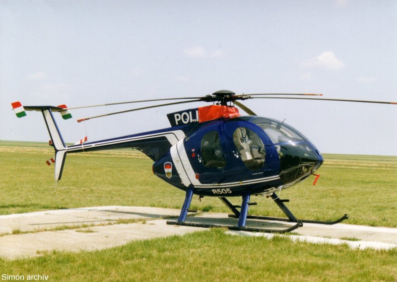 Kép a R505 lajstromú gépről.
