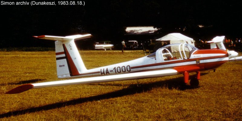 Kép a HA-1000 (2) lajstromú gépről.