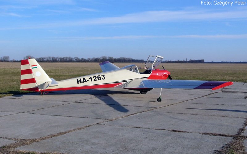 Kép a HA-1263 lajstromú gépről.