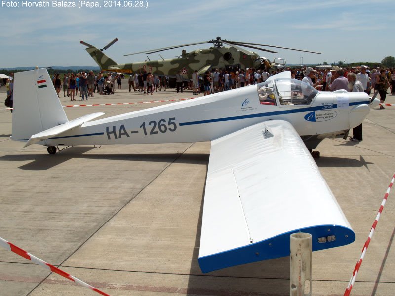 Kép a HA-1265 lajstromú gépről.