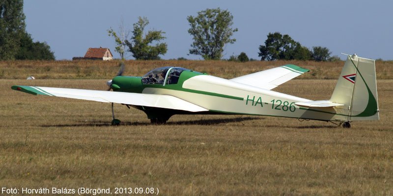Kép a HA-1286 lajstromú gépről.
