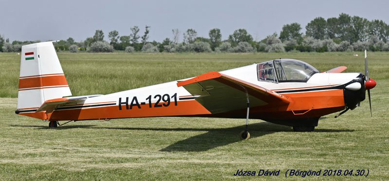Kép a HA-1291 lajstromú gépről.