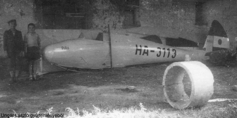 Kép a HA-3113 lajstromú gépről.