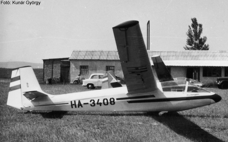 Kép a HA-3408 lajstromú gépről.