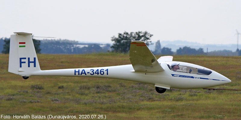 Kép a HA-3461 lajstromú gépről.