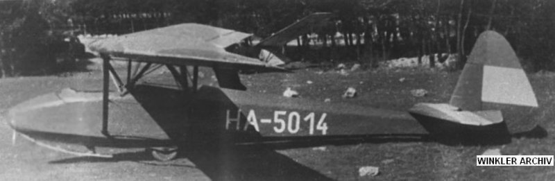Kép a HA-5014 (1) lajstromú gépről.