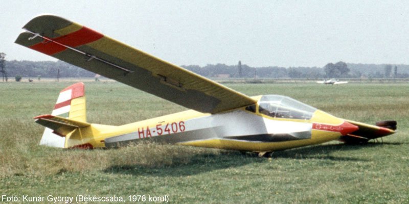 Kép a HA-5406 lajstromú gépről.