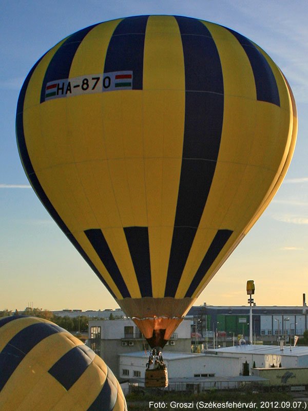 Kép a HA-870 lajstromú gépről.