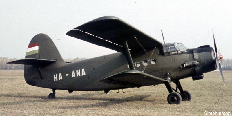 Kép a HA-ANA (2) lajstromú gépről.