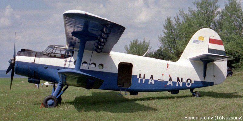 Kép a HA-ANO (2) lajstromú gépről.