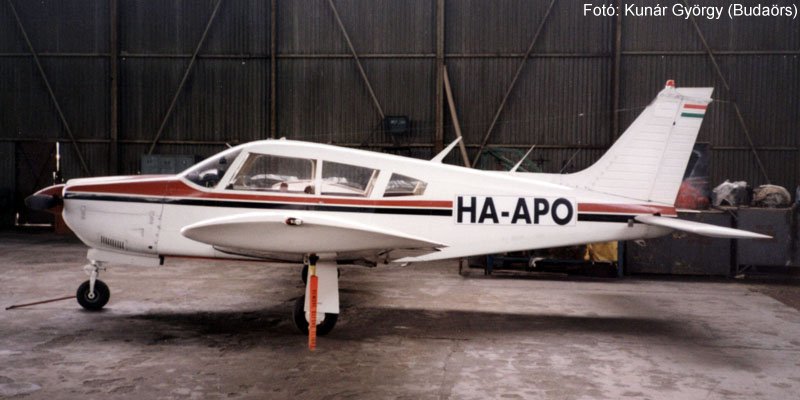 Kép a HA-APO lajstromú gépről.