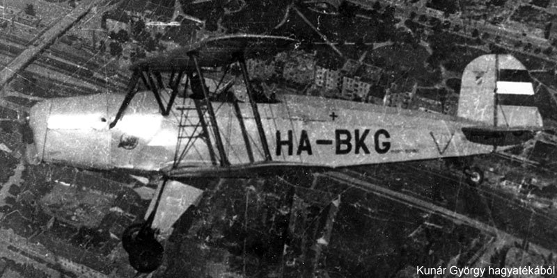 Kép a HA-BKG lajstromú gépről.