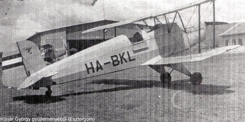 Kép a HA-BKL lajstromú gépről.