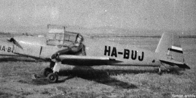 Kép a HA-BUJ lajstromú gépről.