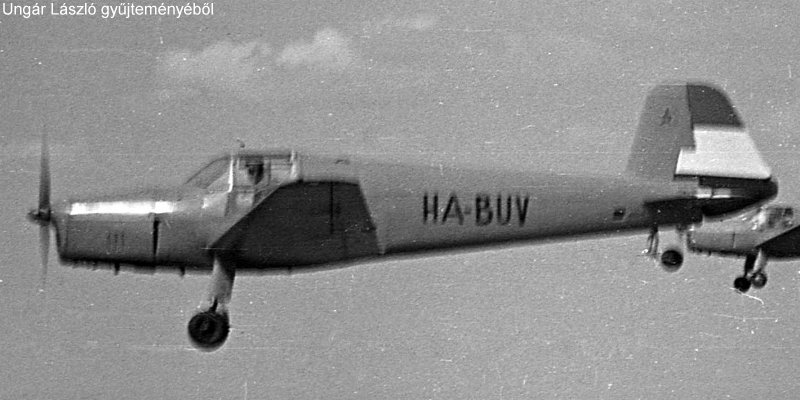 Kép a HA-BUV lajstromú gépről.