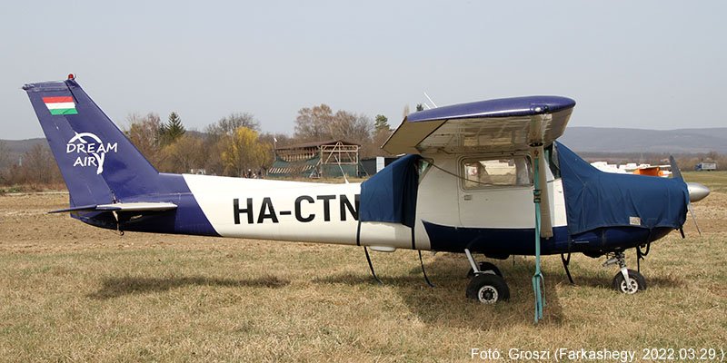 Kép a HA-CTN lajstromú gépről.