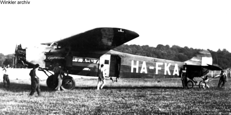 Kép a HA-FKA lajstromú gépről.