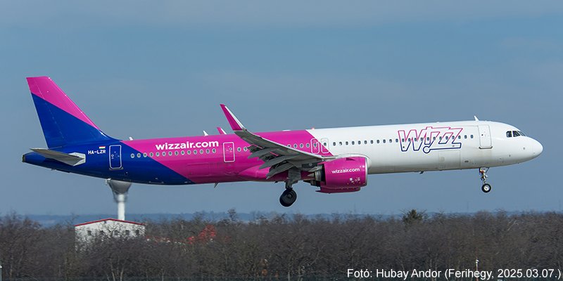 Kép a HA-LZR lajstromú gépről.