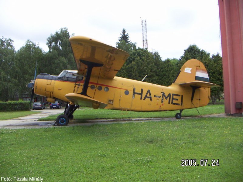 Kép a HA-MEI lajstromú gépről.