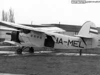 1. kép a HA-MEL lajstromú gépről.