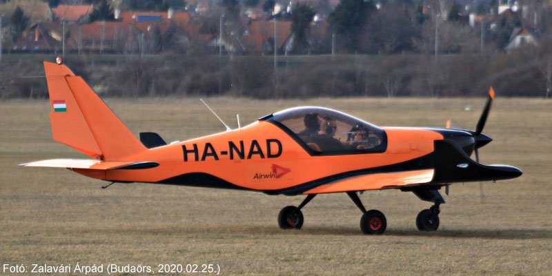 Kép a HA-NAD (2) lajstromú gépről.