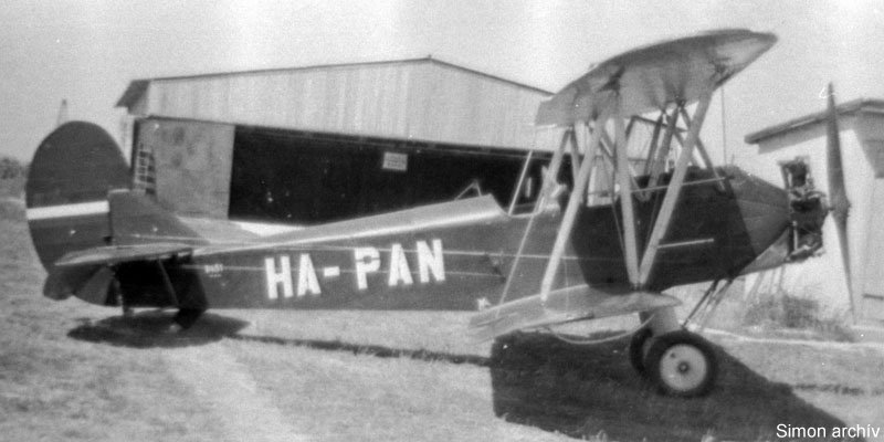 Kép a HA-PAN lajstromú gépről.