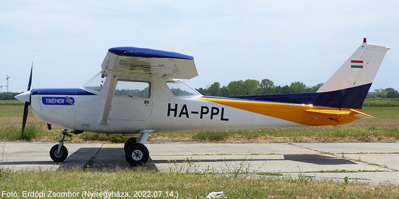 Kép a HA-PPL lajstromú gépről.